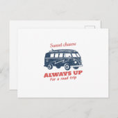 Altijd op weg briefkaart (Voorkant / Achterkant)