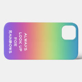 Altijd op zoek naar regenbogen Case-Mate iPhone case (Achterkant (horizontaal))