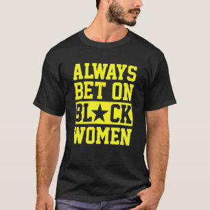 Altijd op zwarte dameskleding zetten t-shirt
