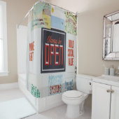 Altijd open, Motivatie Inspirerend zijn Douchegordijn (In situ)