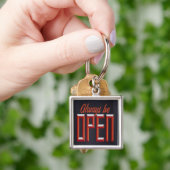 Altijd open, Motivatie Inspirerend zijn Sleutelhanger (Hand)
