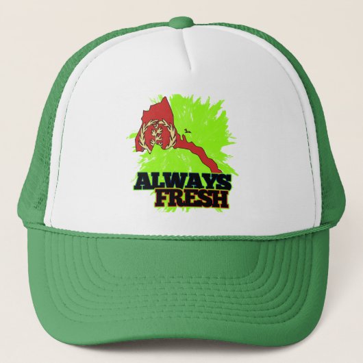 Altijd opnieuw Eritrea Trucker Pet (Voorkant)