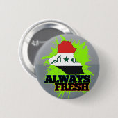 Altijd opnieuw Irak Ronde Button 5,7 Cm (Voorkant /achterkant)