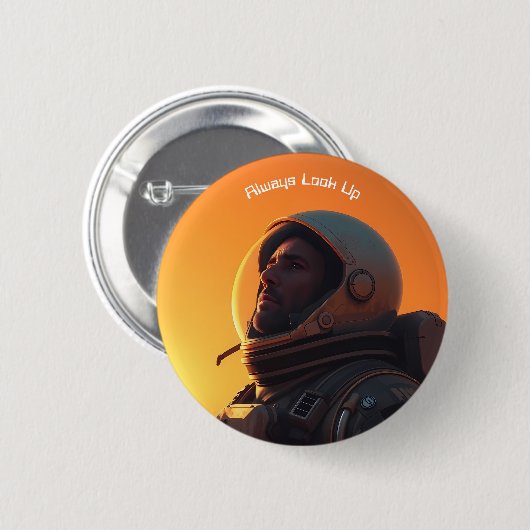 Altijd opzoeken (tekst) ronde button 5,7 cm (Voorkant /achterkant)