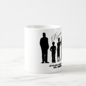 Altijd ouder zijn dan kinderen - Polyamory Koffiemok (Center)