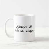 Altijd overal ondergoed draag. koffiemok (Links)