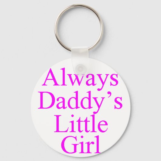 Altijd papa's kleine meisje sleutelhanger (Voorkant)