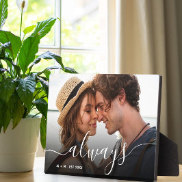 Altijd Persoonlijke paren met Manuscript - Foto Fotoplaat