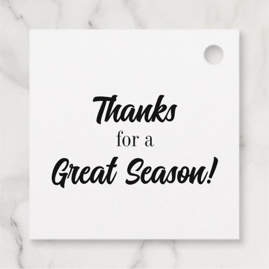 Altijd Pickleball Season Winter Spring Summer Herf Bedankjes Labels (Achterkant)