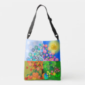 Altijd Pickleball Season Winter Spring Summer Herf Crossbody Tas (Achterkant)