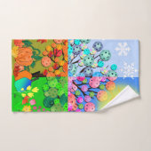 Altijd Pickleball Season Winter Spring Summer Herf Handdoek (Handdoek)