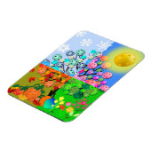 Altijd Pickleball Season Winter Spring Summer Herf Magneet (Linkerzijde)