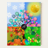 Altijd Pickleball Season Winter Spring Summer Herf Planner (Achterkant)