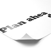 Altijd plannen foto afdruk (Hoek)