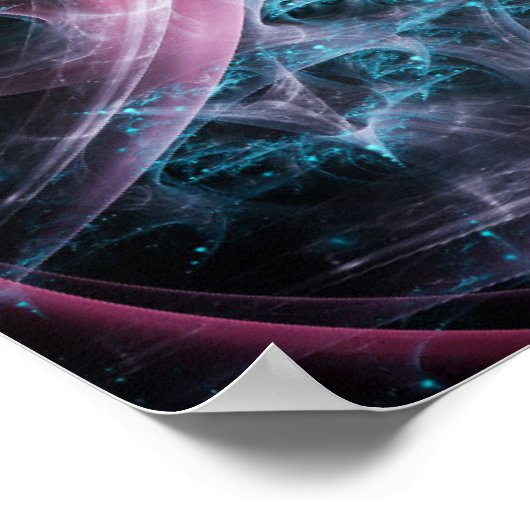 Altijd positief denken poster (Hoek)