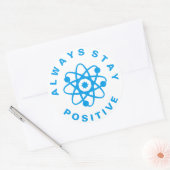 Altijd positief ronde sticker (Envelop)