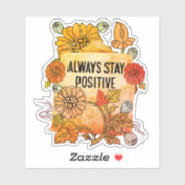 Altijd positief sticker (Vel)