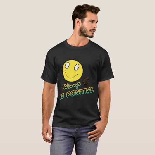 Altijd positief t-shirt (Voorkant volledig)