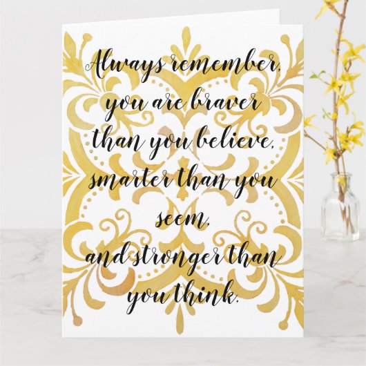 Altijd prijsopgave onthouden kaart (Gele Bloem)