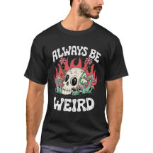 Altijd raar zijn - Psychedelic Skull T-shirt