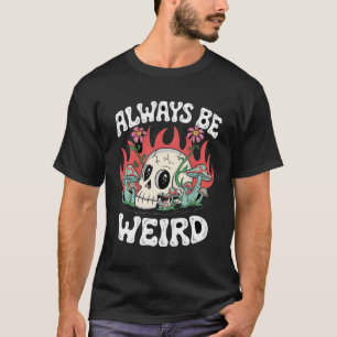 Altijd raar zijn - Psychedelic Skull T-shirt
