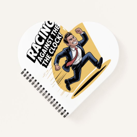 Altijd racen tegen de klok notitieboek (Voorkant)