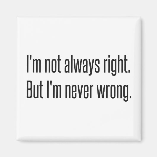 Altijd rechts magneet (Voorkant)