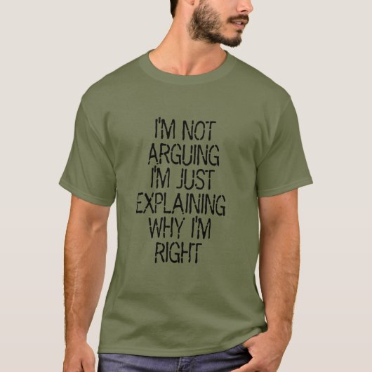 Altijd rechts t-shirt (Voorkant)