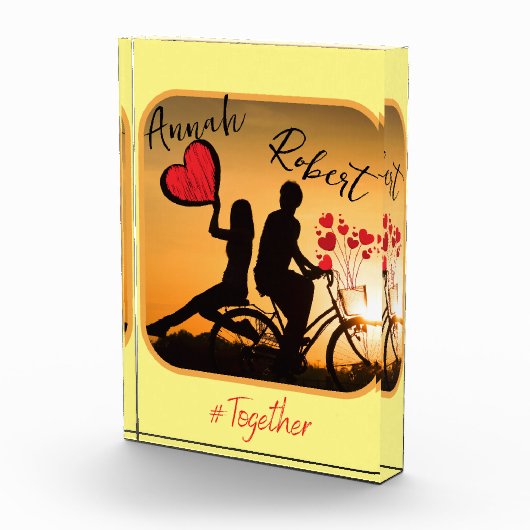 Altijd romantische liefde fotoblokken (Rechts)