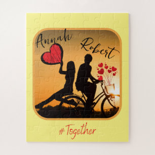 Altijd romantische liefde legpuzzel