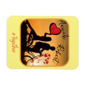 Altijd romantische liefde magneet (Horizontaal)