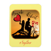 Altijd romantische liefde magneet (Verticaal)