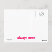 altijd rozen briefkaart (Achterkant)