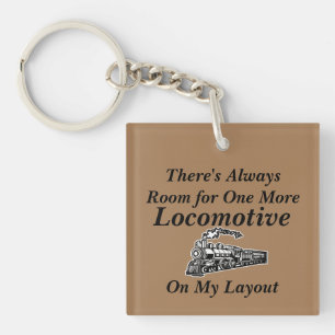 Altijd ruimte voor nog één locomotief op Layout Ke Sleutelhanger