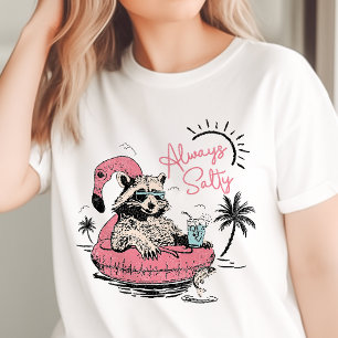 Altijd Salzige Wasbeer Tri-Blend Shirt