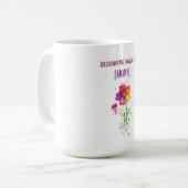 Altijd Samen Bloeiend Koffiemok (Voorkant links)