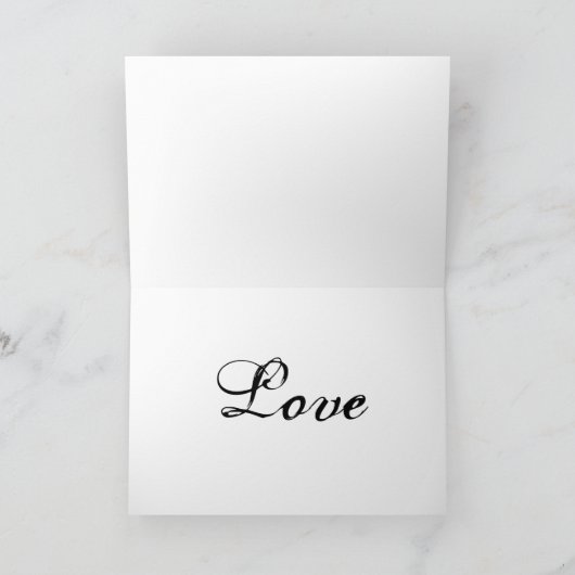 Altijd samen Valentijn Romance Love Kaart (Binnen)