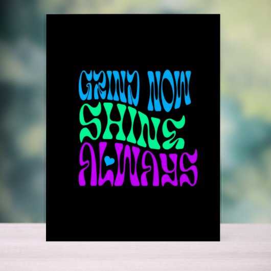 Altijd schitteren acryl bord (Neutraal)