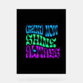 Altijd schitteren acryl bord (Voorkant)