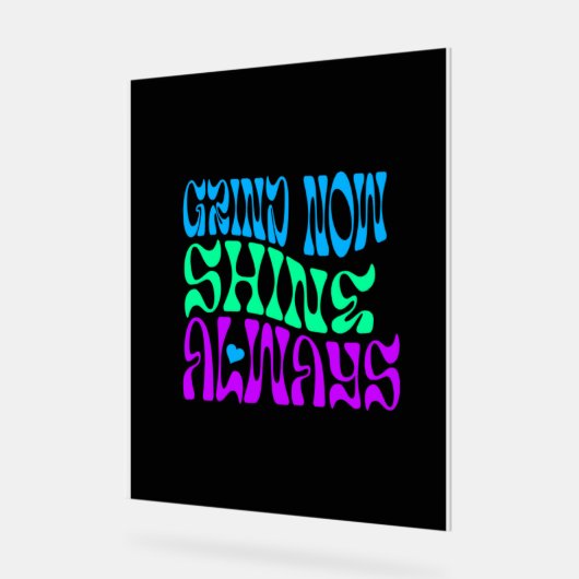 Altijd schitteren acryl bord (Hoek)