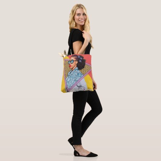 Altijd schitteren! tote bag (Op model)