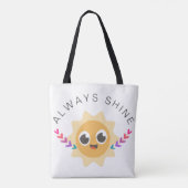 Altijd schitteren tote bag (Achterkant)