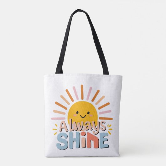 Altijd schitteren tote bag (Achterkant)