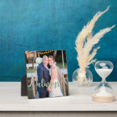 Altijd Script Overlay Gepersonaliseerde Koppelfoto Fotoplaat (Insitu)
