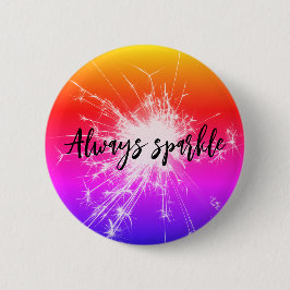 Altijd Sparkle Button – Motivatie Roze Sparkler