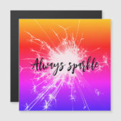 altijd sparkler-roze paarse oranje schil (Voorkant / Achterkant)