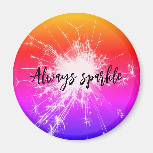 altijd sprankelend Positiviteit & Motivatie Magneet (Voorkant)