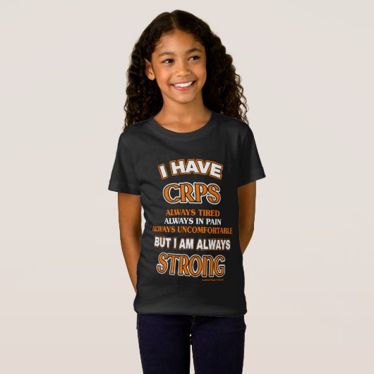 Altijd sterk...CRPS T-shirt (Voorkant volledig)