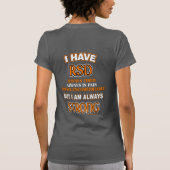 Altijd sterk...RSD/CRPS T-shirt (Achterkant)