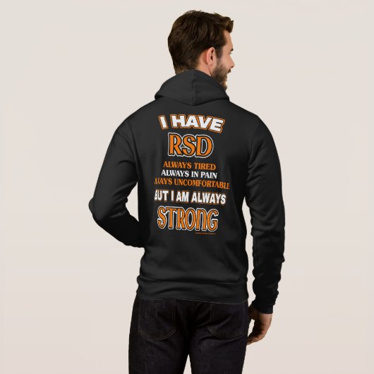 Altijd sterk...RSD Hoodie (Achterkant volledig)